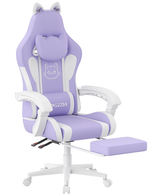 Sedia da gioco per bambini  con poggiapiedi, sedia ergonomica regolabile in altezza