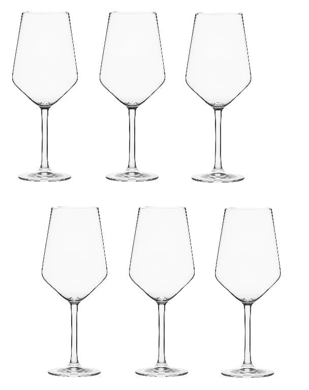 Set 6 Calici da Tavola in Vetro per Vino 53 cl RCR Cristalleria