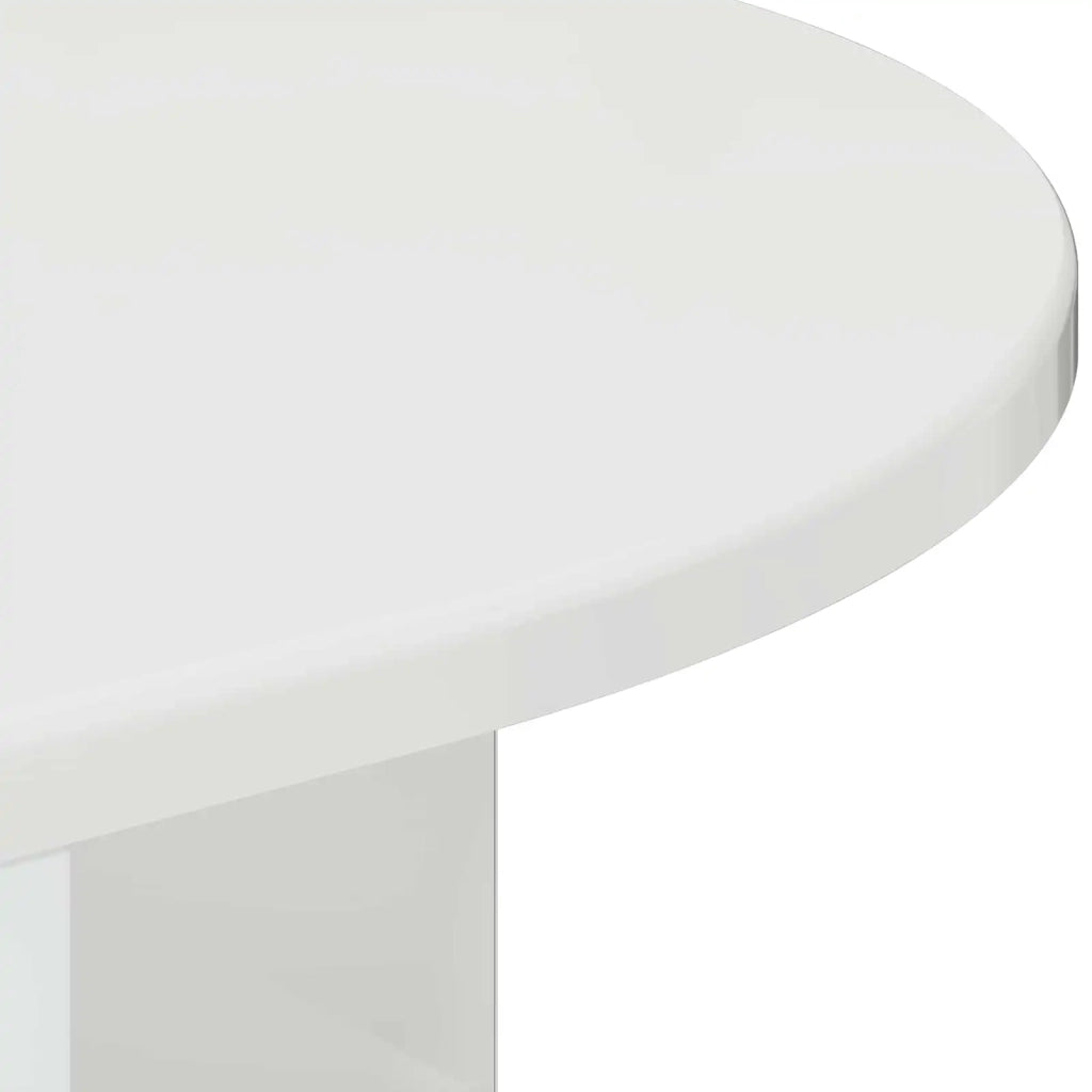 Tavolino Bianco Lucido 39,7 x 39,7 x 60 cm Legno ingegnerizzato 891134