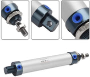 Cilindro pneumatico 25mm - Boring 100mm - Cilindro singolo - Azione doppia - Lega di alluminio - Duraturo e compatto - Cilindro pneumatico