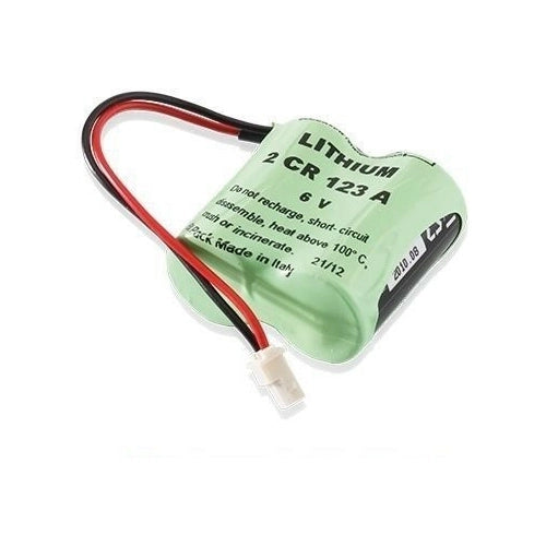 PACCO BATTERIE LITIO 6V CARDIN ZRL7.2-1.6 AUTOMAZIONE AUTOMATISMI ORIGINALE