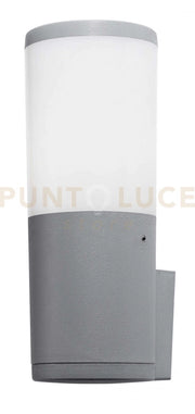 LOANO APPLIQUE 1 LUCE GRIGIO IP55 ATTACCO E27 LAMPADINA INCLUSA