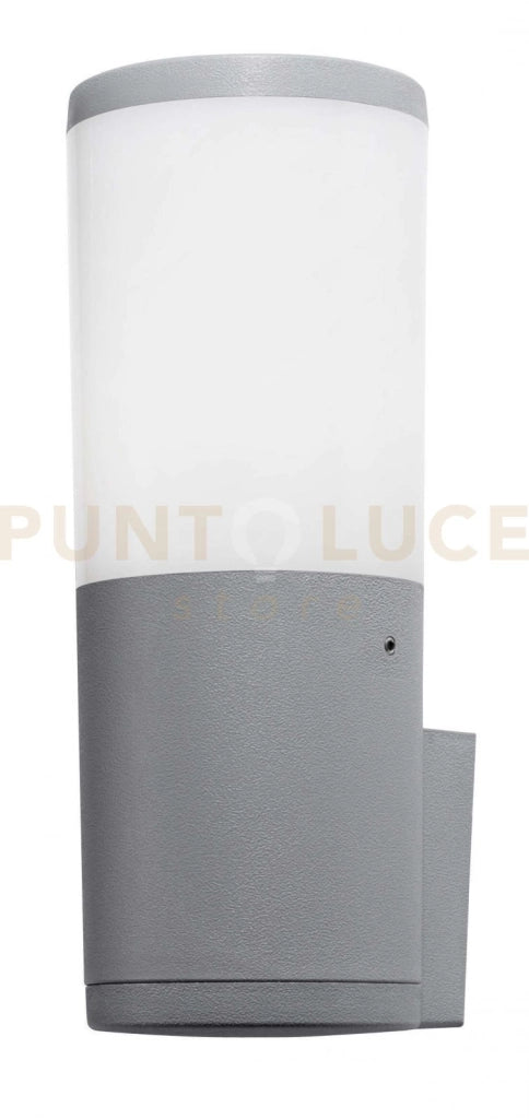 LOANO APPLIQUE 1 LUCE GRIGIO IP55 ATTACCO E27 LAMPADINA INCLUSA