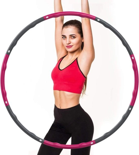 Tono elastico per adulti, fitness per dimagrimento, 6-8 sezioni, tono elastico accessibile a adulti e bambini, per attività sportive, casa, ufficio, palestra