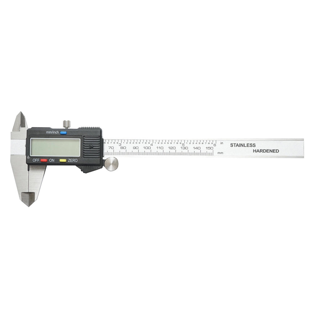 Misuratore di profondità digitale professionale per esterni e interni con asta di profondità, pollici-mm 0-150 mm