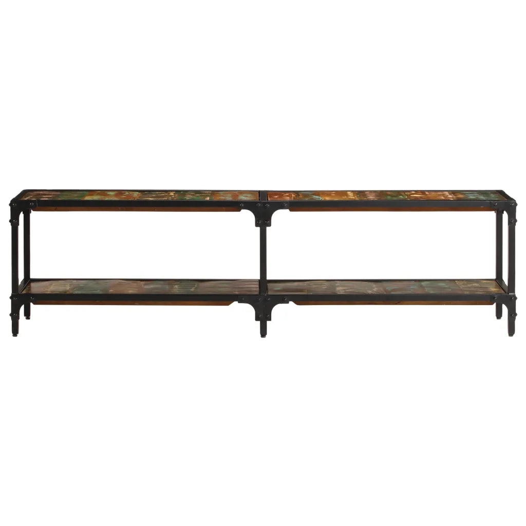 Mobile Porta TV 150x30x41 cm in Legno Massello di Recupero 338475