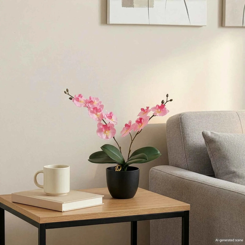 Pianta di Orchidea Artificiale Rosa 36 x 10 x 30 cm CFW4394144