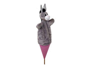 Bass & Bass - Pop up Hand Puppet Donkey - Made in Europe - Vintage Toy