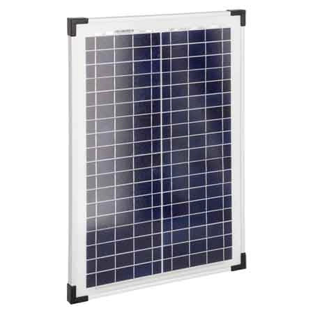 PANNELLO SOLARE PER ELETTRIFICATORI Per 'Duo', 25 Watt - 37,5x56x2 cm
