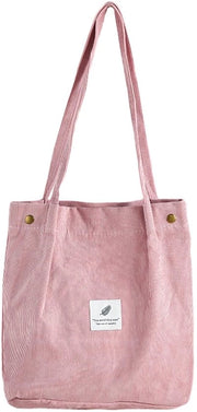 Borsa a Corda con Grande Capacità - Accessorio di Moda - Rosa - Tasca a Spalla - Perfetta per l'Uso di Ogni Giorno - Tendenza e Stile