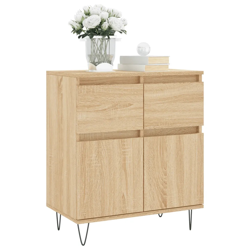 Credenza-Buffet-Armadio da cucina Rovere Sonoma 60x35x70 cm in Legno Multistrato 701015