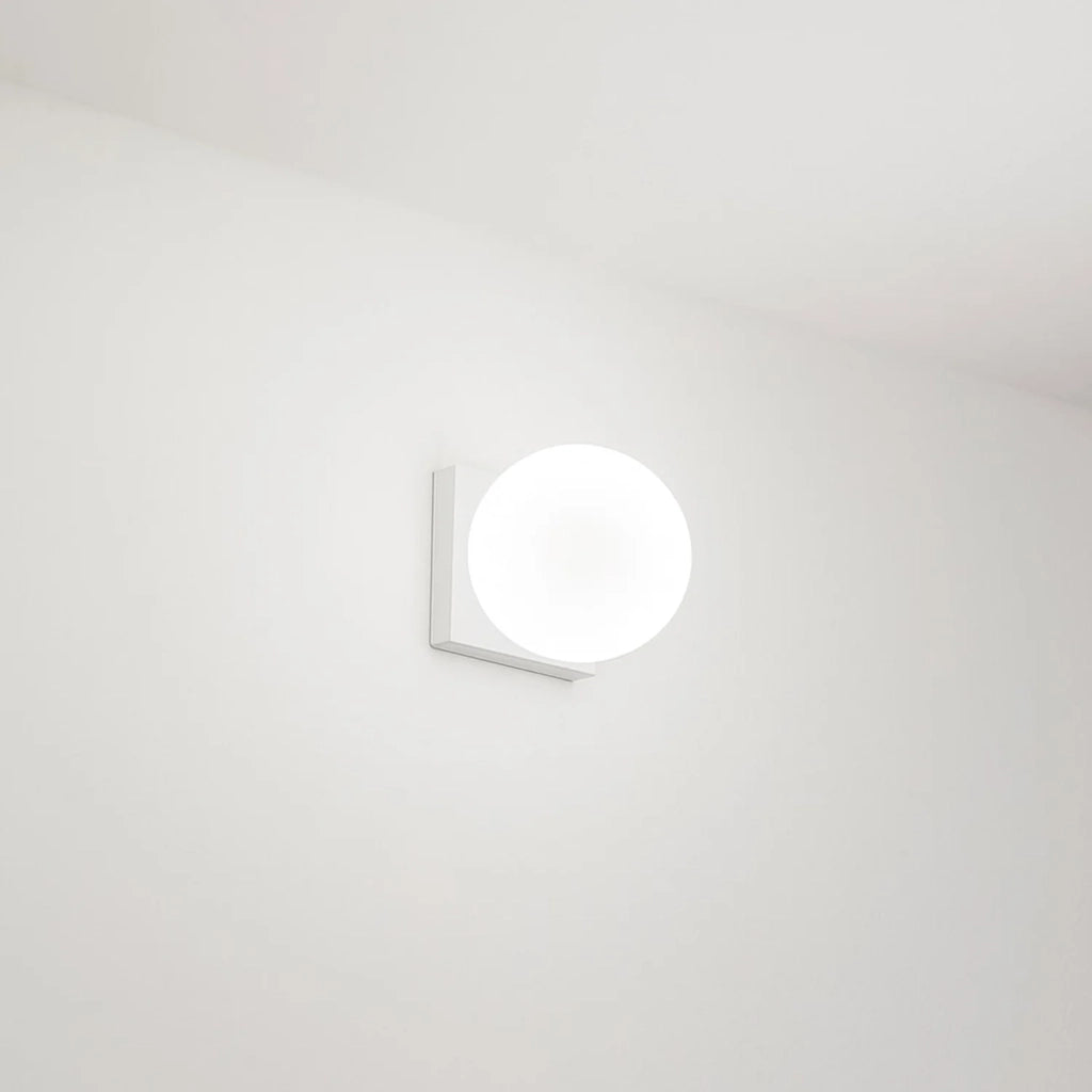 Plafoniera Moderna Dot Metallo Bianco Opaco Led 8W Ip40