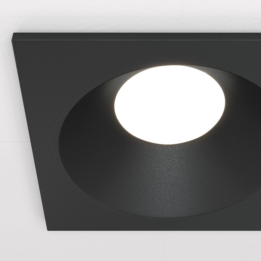 Faretto da incasso Maytoni Zoom DL033-2-01B nero IP65