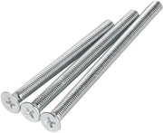 Viti a testa calata M5 - Viti a testa piatta con testa calata - Materiale: Zinco - Resistente alla corrosione - Adatto per attrezzature meccaniche - 30 pezzi