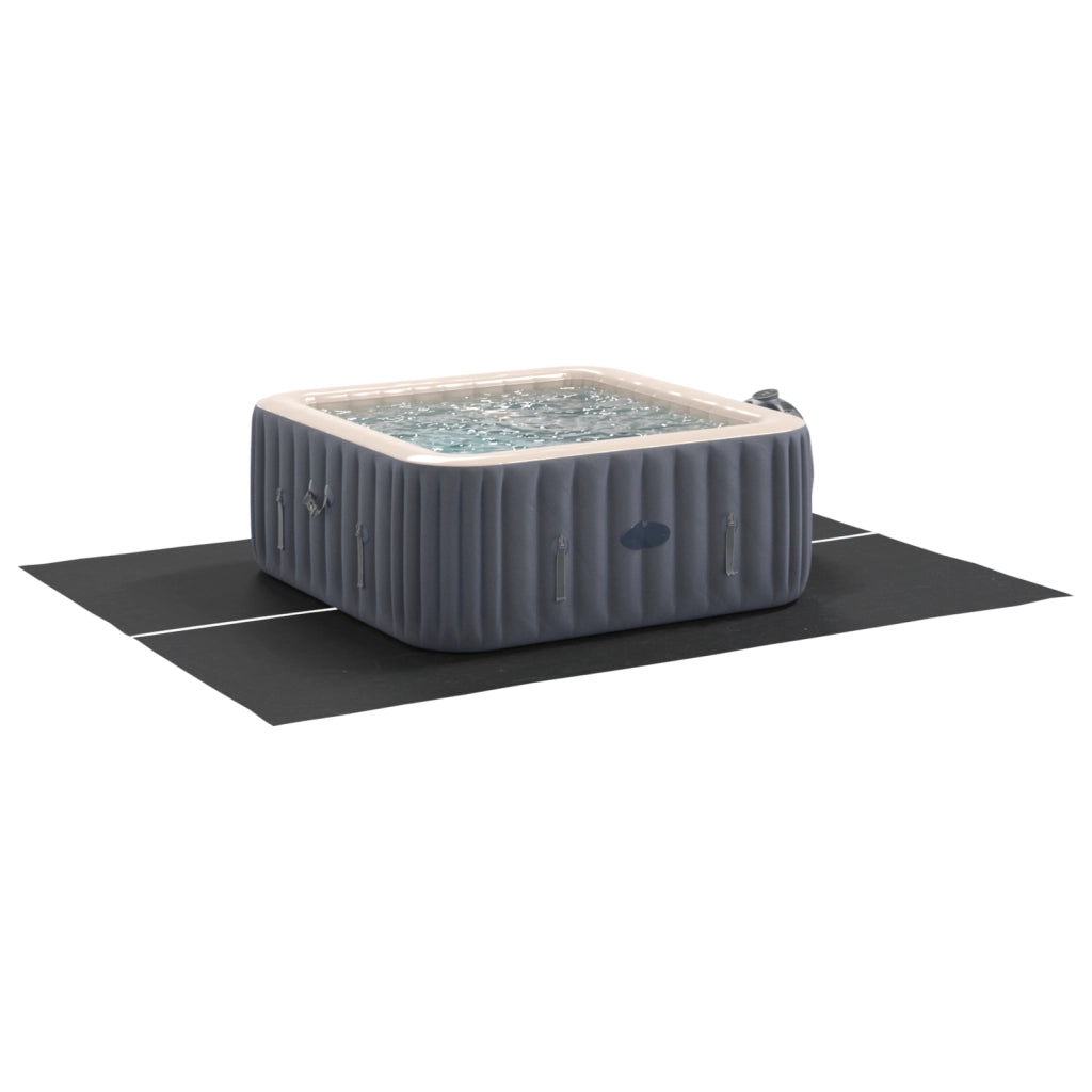 Copertura Piscina Rettangolare Nera PVC 300 x 220 cm Durevole