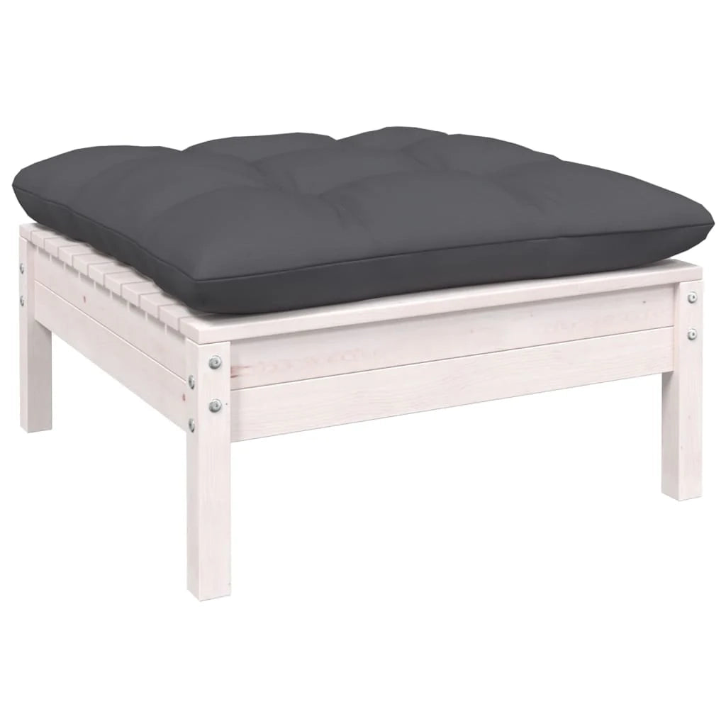 Set di mobili da giardino mobili da esterno set da 3 pezzi con cuscini legno di pino antracite 02_0015917