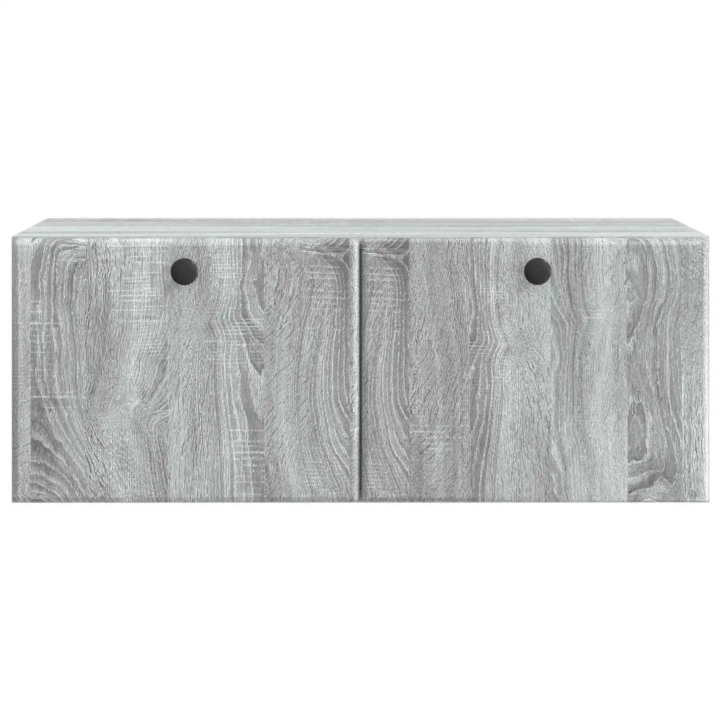 Mobile Porta TV da Muro 78,5 x 31 x 30 cm Sonoma grigio
