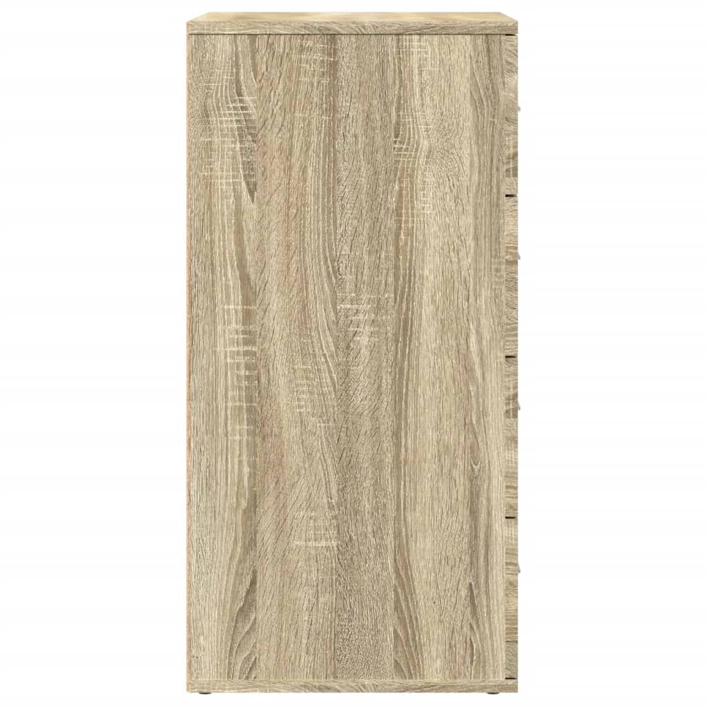 Buffet credenza cassettiera armadio mobile contenitore organizer per cucina soggiorno salotti set di 2 Sonoma 60 x 39 x 80 cm in legno ingegnerizzato marrone 02_0036822