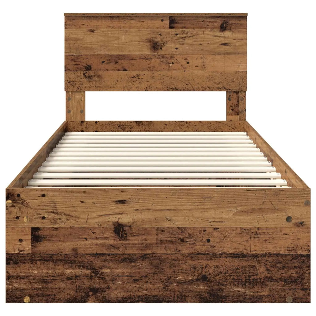 Struttura del letto Legno vecchio 90 x 190 cm Pino massello 3410661