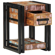 Set di 2 Comodini | Armadio da Notte | Mobiletto da notte con cassetto Multicolore 30 x 30 x 40 cm