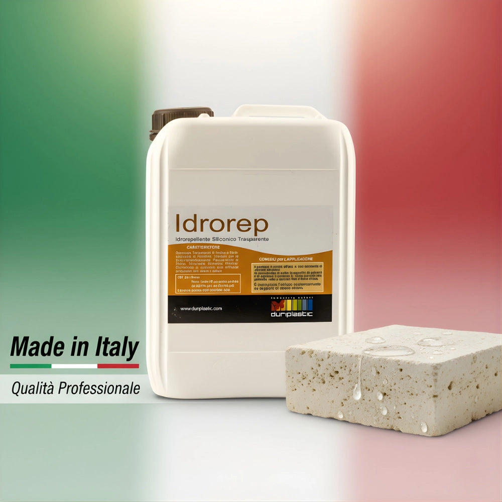 Idrorepellente siliconico trasparente per superfici in pietra e fibrocemento *** formato 1 lt, confezione 1