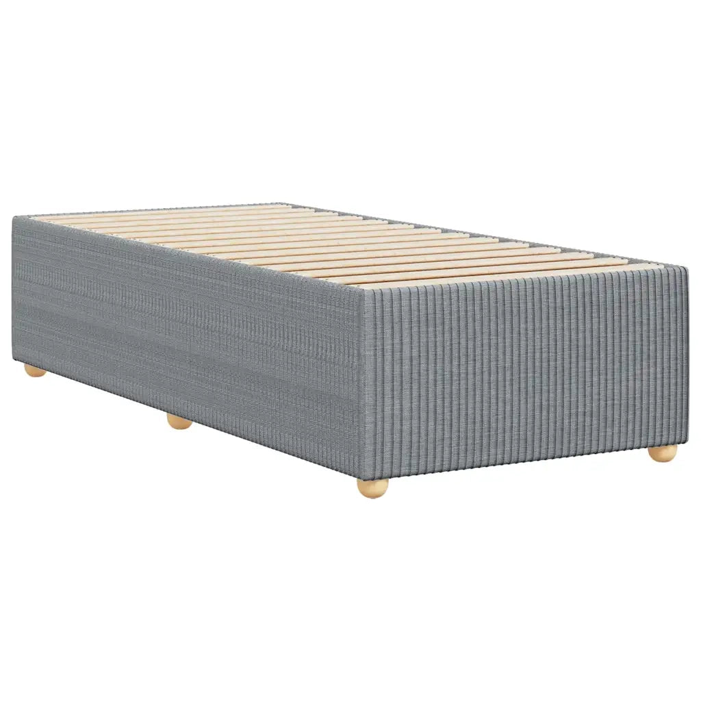 Giroletto senza Materasso Grigio Chiaro 100x200 cm Tessuto