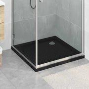 Vassoio base doccia con punti 80 x 80 x 4 cm ABS Nero 42033515