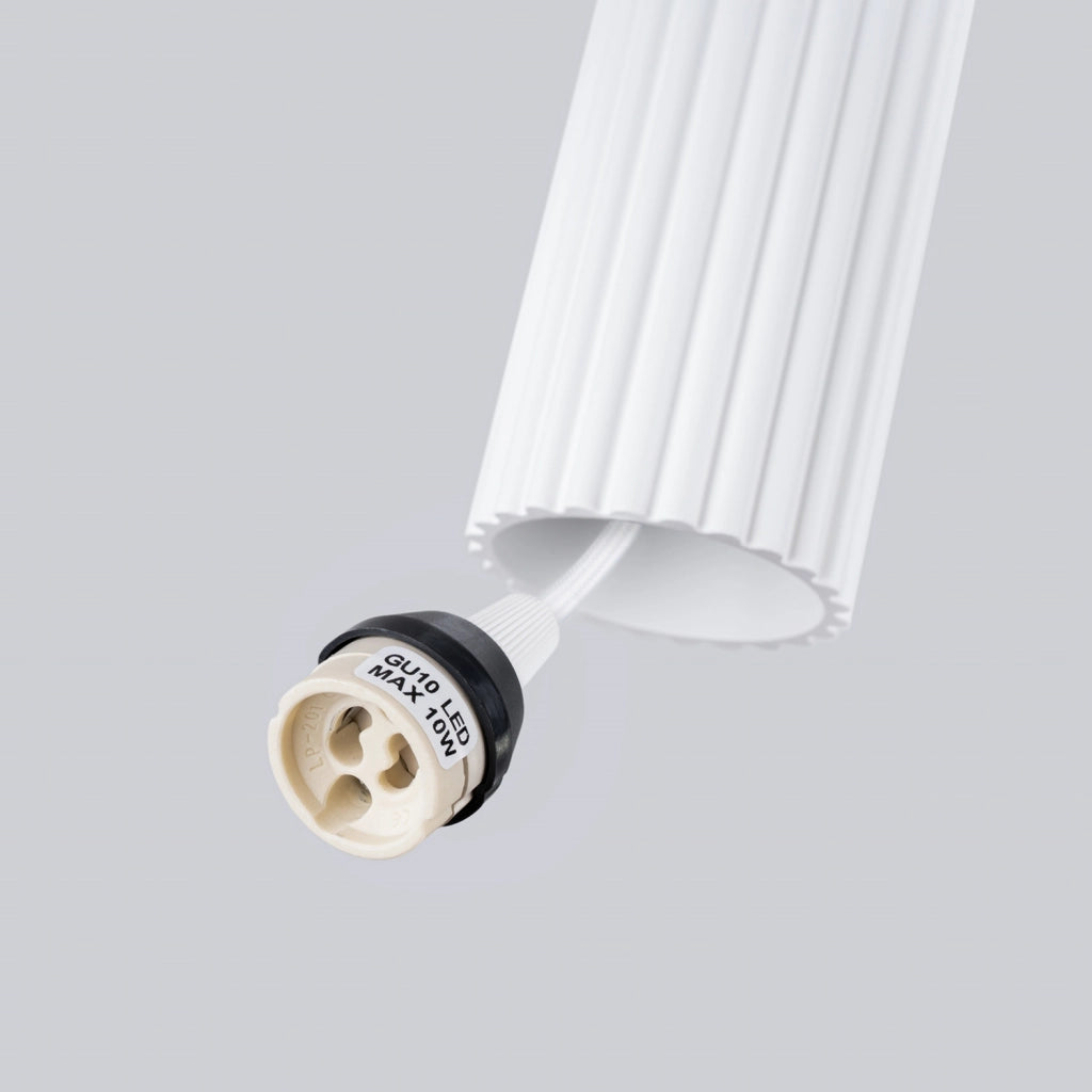 Lampada sospensione bianca moderna 3xGU10 GRAVIO Pure Lume