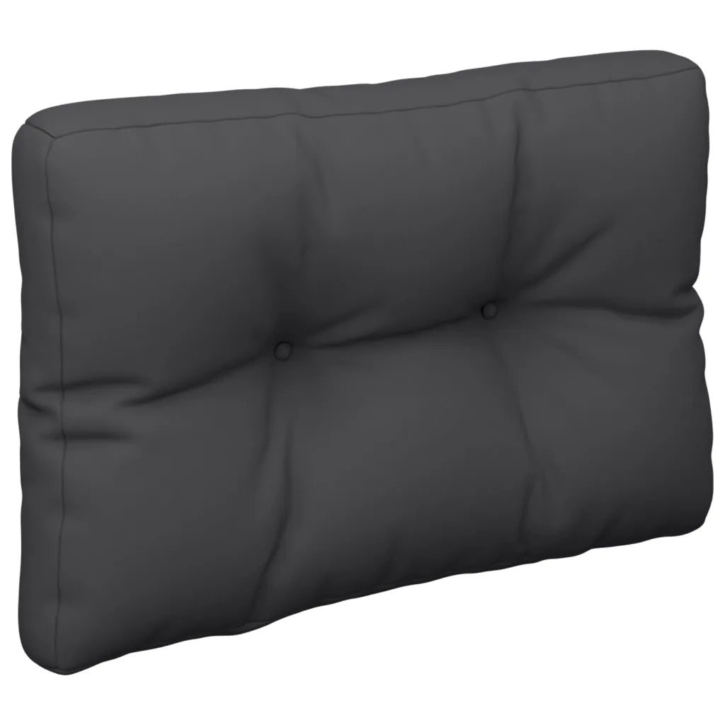 Cuscino per Pallet Nero 60x40x12 cm in Tessuto 360564