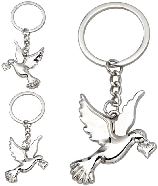 Hanger per uccelli - Porta chiavi in metallo