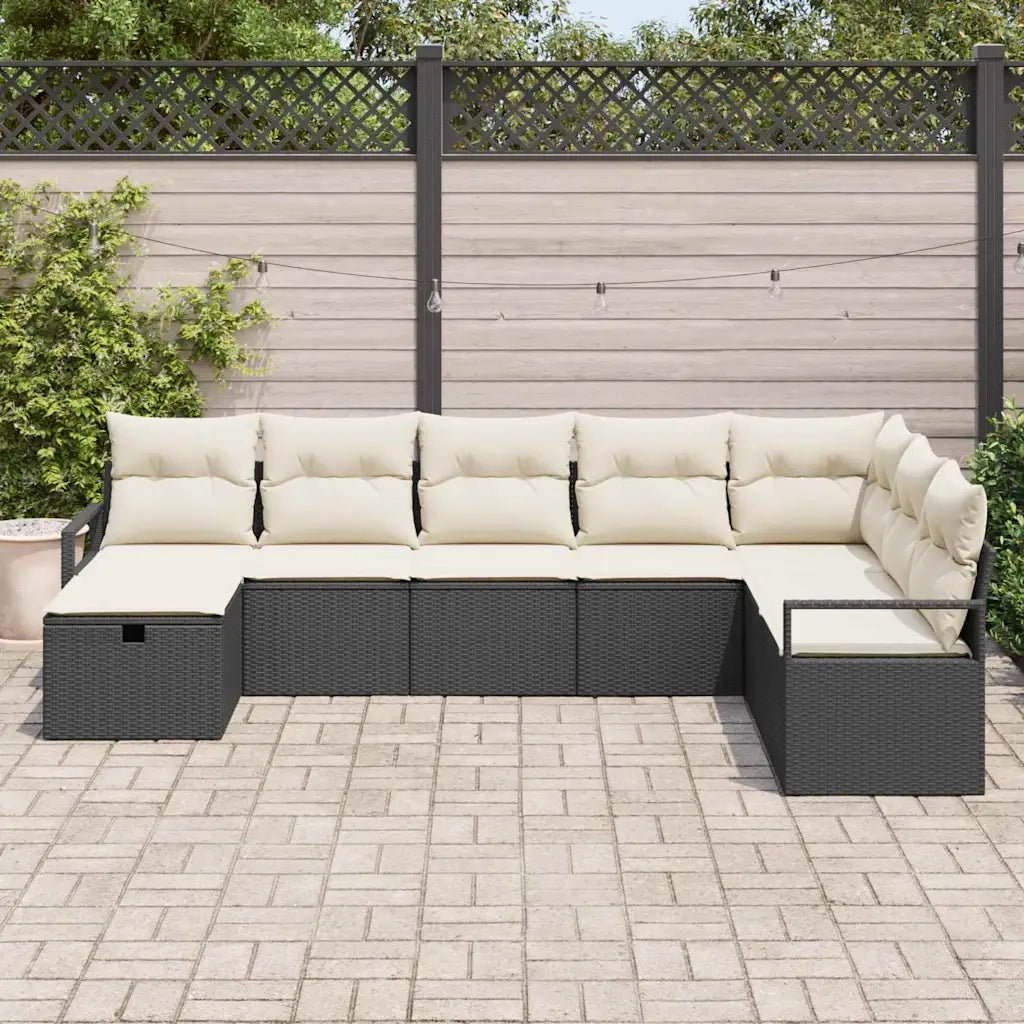 Set di divani con cuscino 5 pcs polyrattan