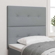 Testiera LED con testiera Grigio chiaro 100 cm Poliestere 3338410