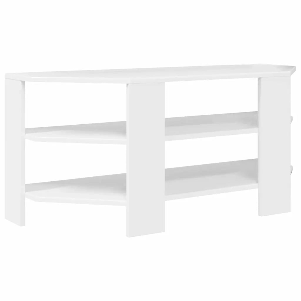 MobileTV | Armadietto TV | Mobile Porta TVAngolare Bianco ad Alto Lucido 102x40,5x45cm