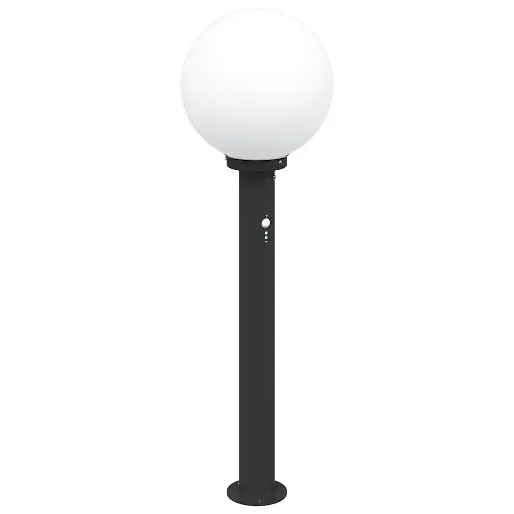 Lampada a paletto con sensore 80 cm Nera IP44 4006115