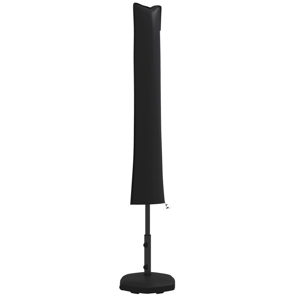 Copertura impermeabile per ombrellone con zip e cordino ¨C zephmum ¨C nero