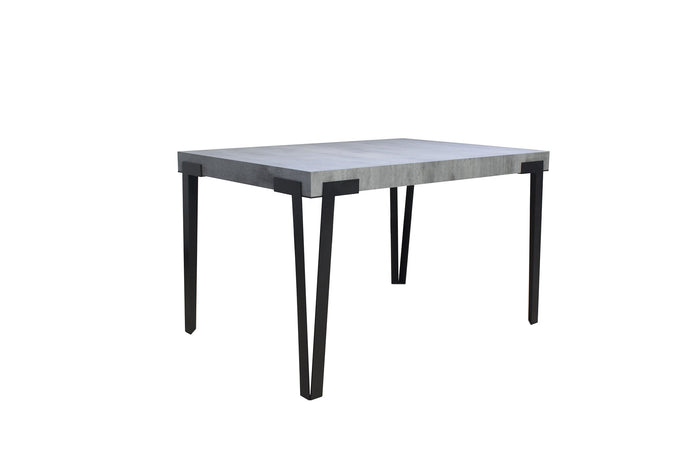 Tavolo Allungabile 200-304x90x77 cm Rio Cemento Telaio Antracite