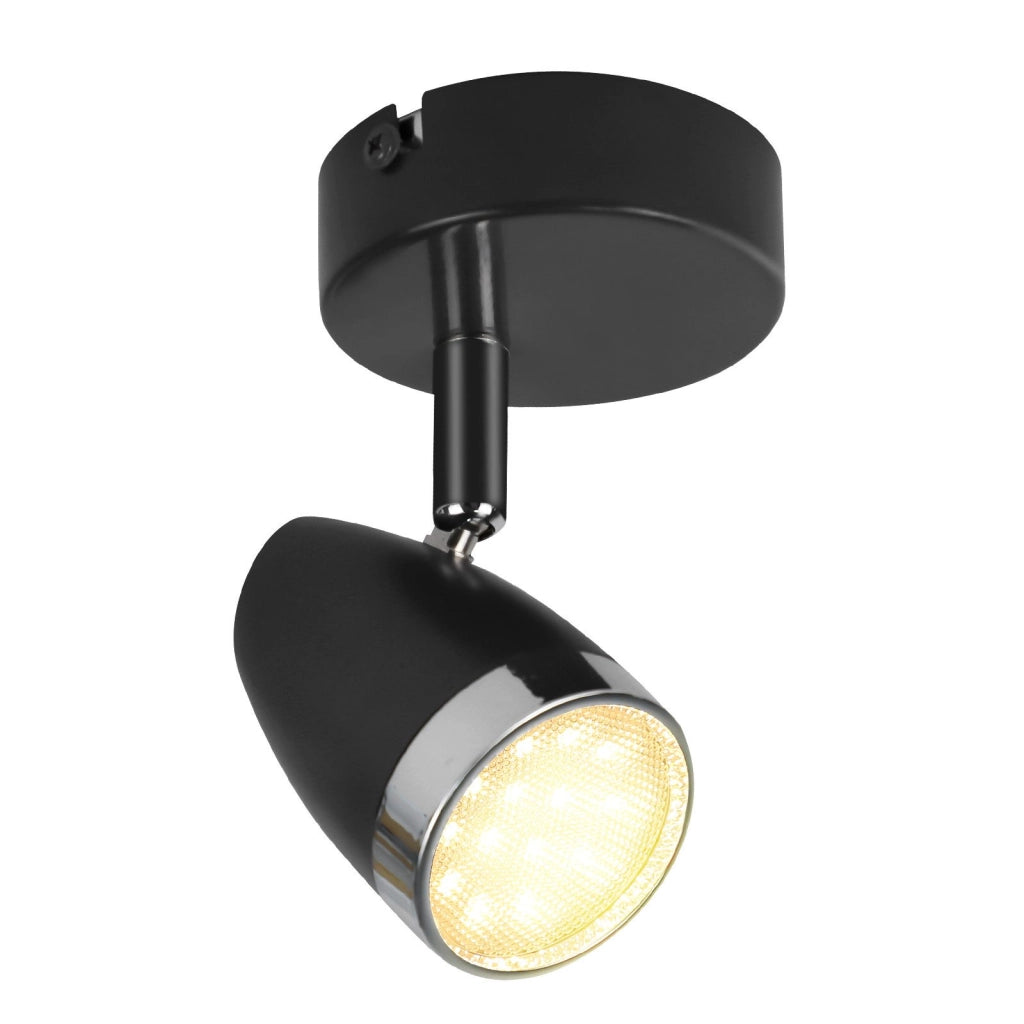 ZMH Faretto da soffitto 1 fiamma 4W orientabile a 350° Lampada da soffitto Soggiorno