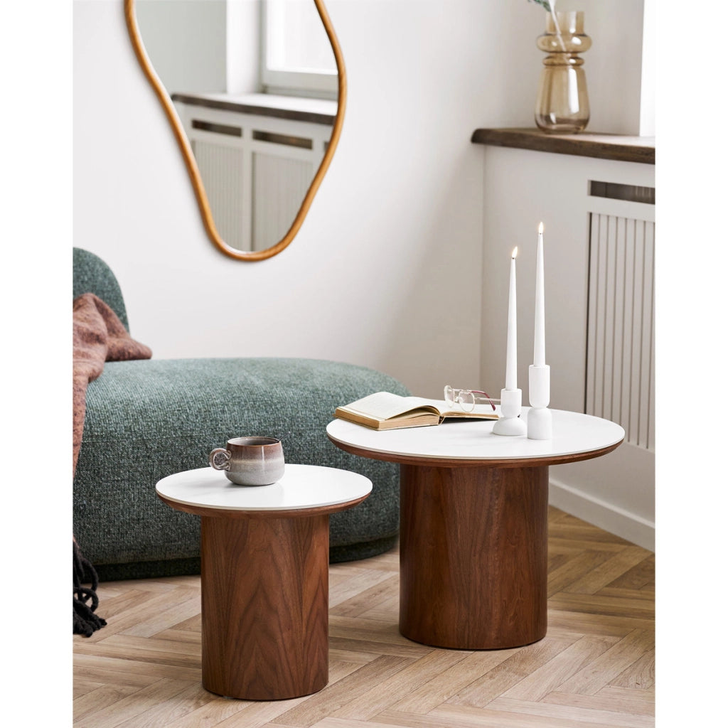 Tavolino Noli, Marrone, Legno, 60x60x42 cm