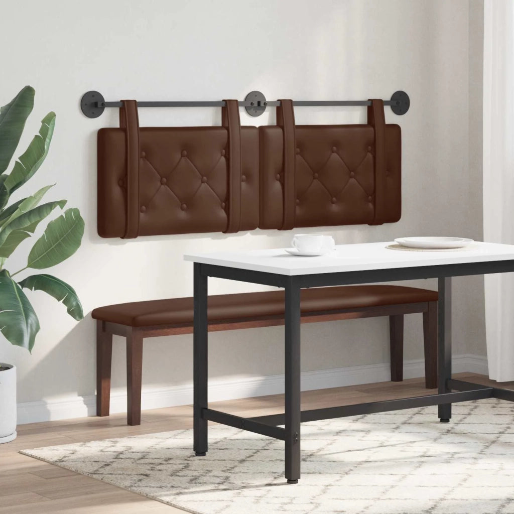 Testiera sospesa Marrone Similpelle