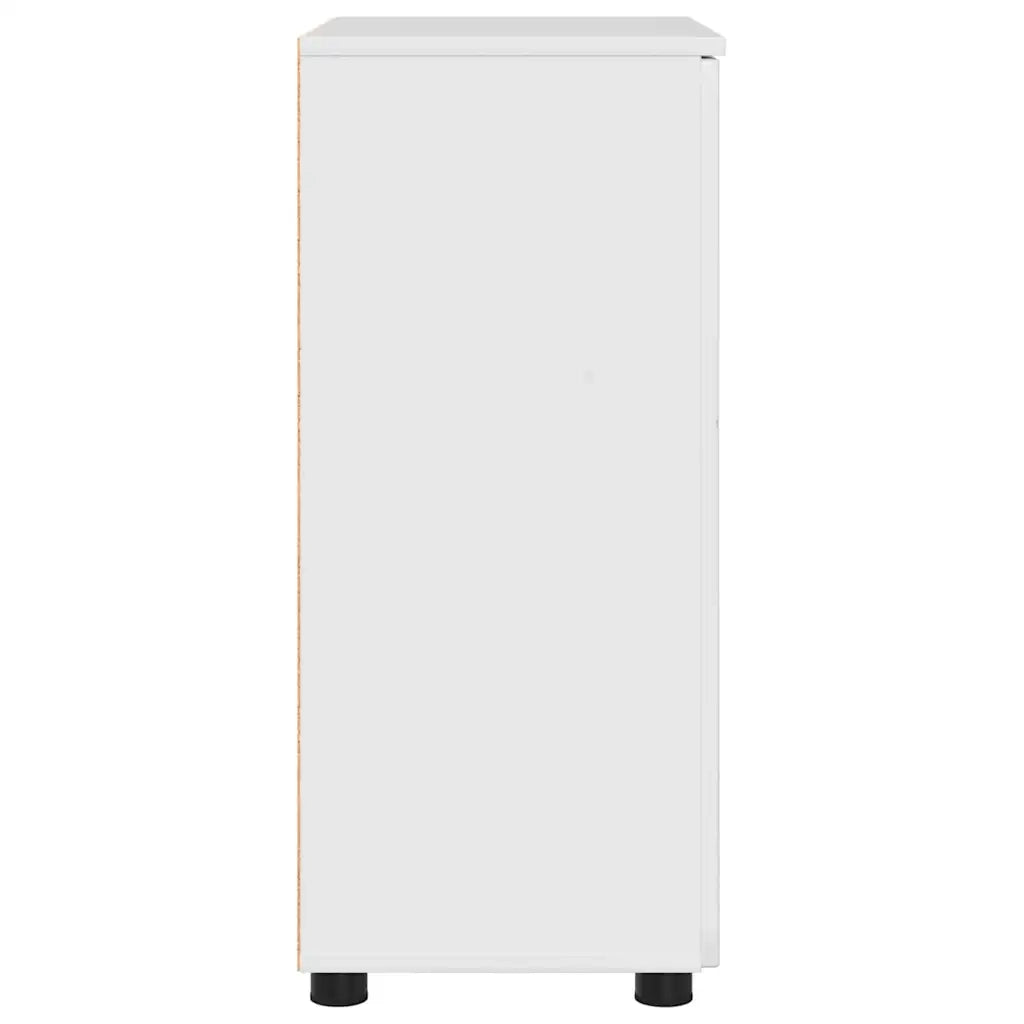 Mobile da Bagno con archiviazione Bianco Lucido 60 x 35 x 80 cm 883308