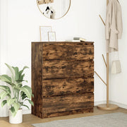 Credenza Rovere Fumo 80x35x99 cm in Legno Multistrato 3328484