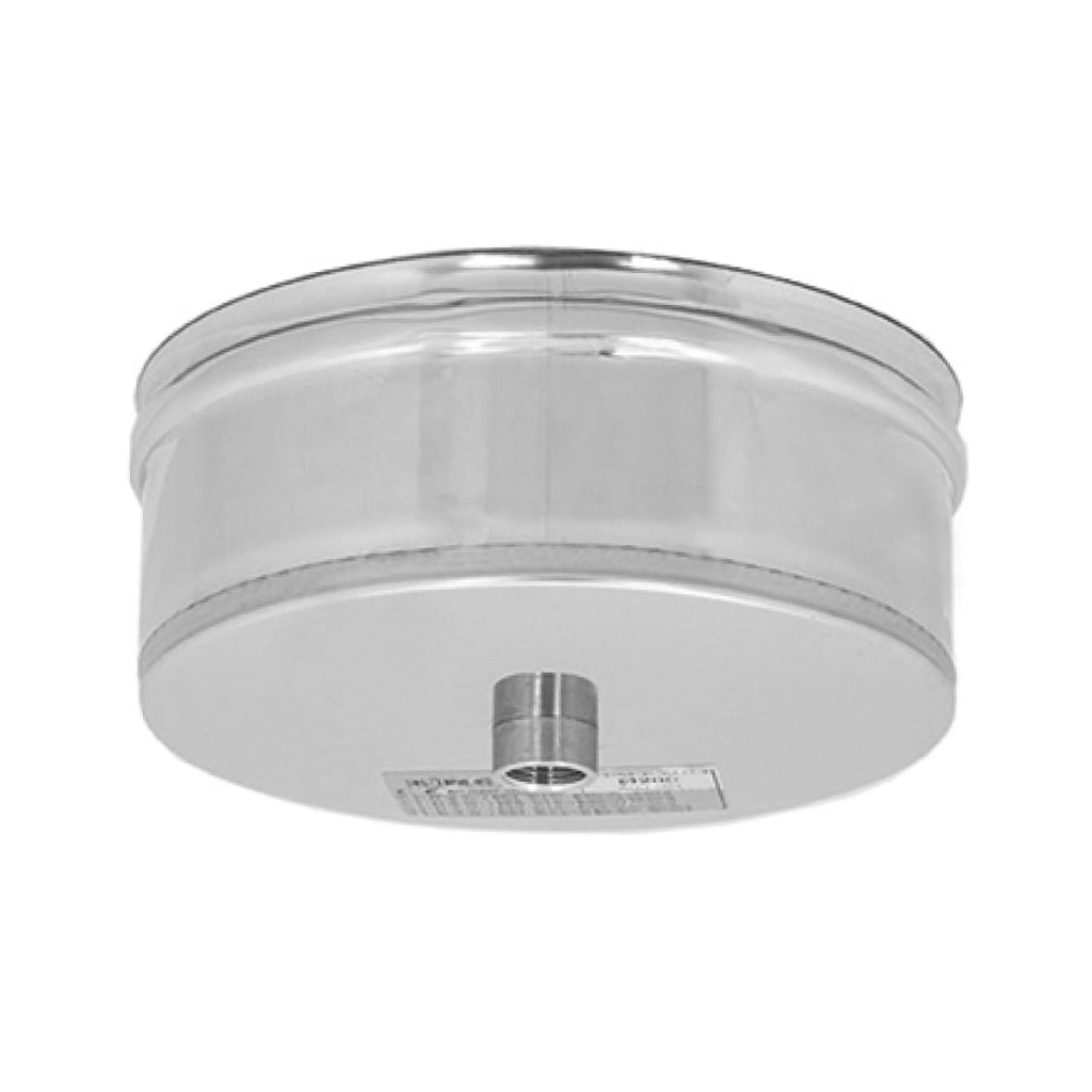 TAPPO CONDENSA MONOPARETE ACCIAIO INOX AISI 304 - ø150  - EUF