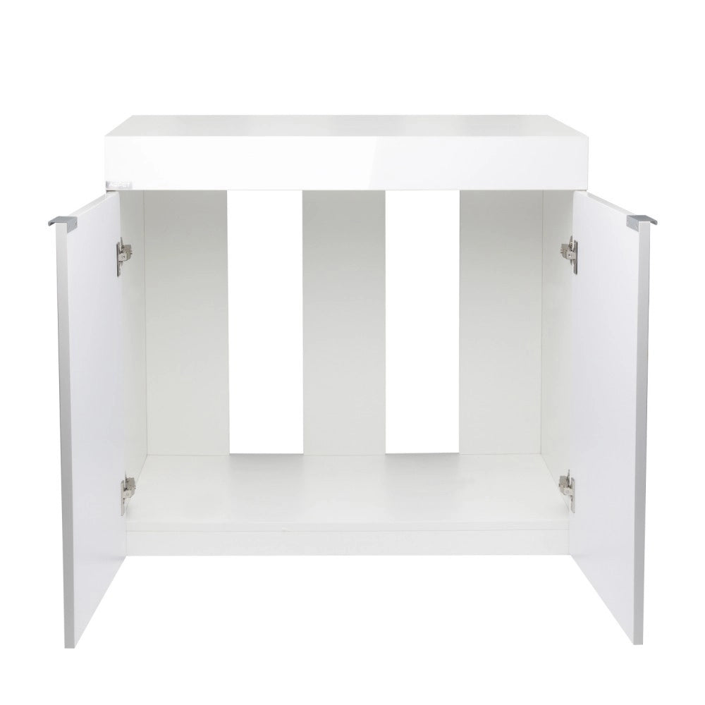 AqPet Cabinet 90 Supporto per Acquari in Legno 90x50x80h Colore: Bianco