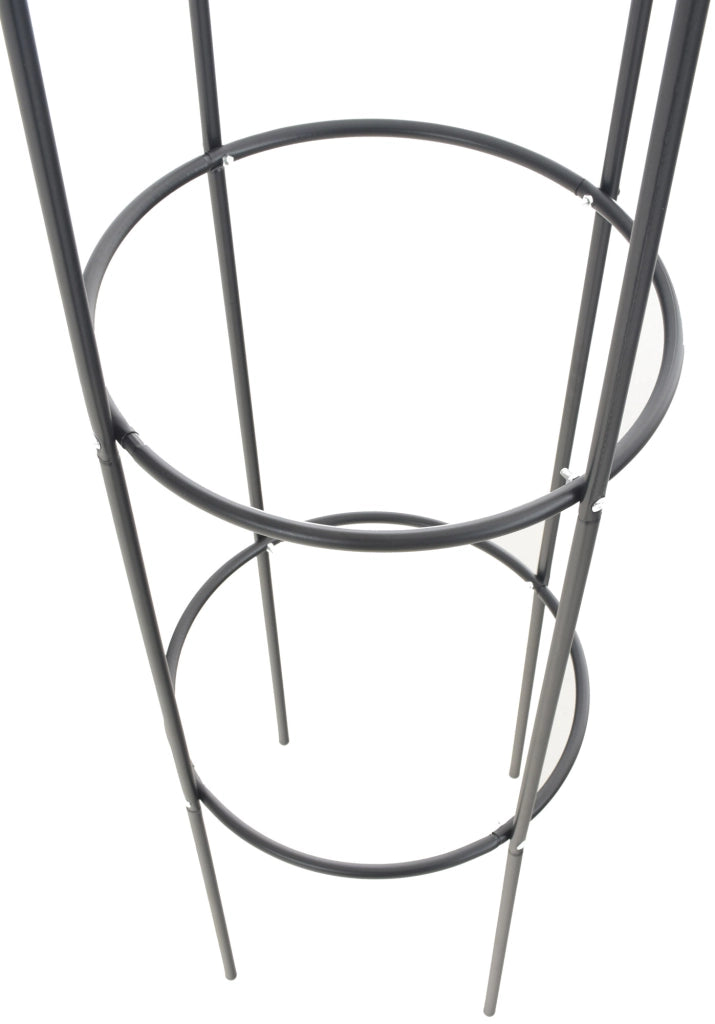 Supporto Piante Rampicanti Colonna Romantika nero,Set di 2