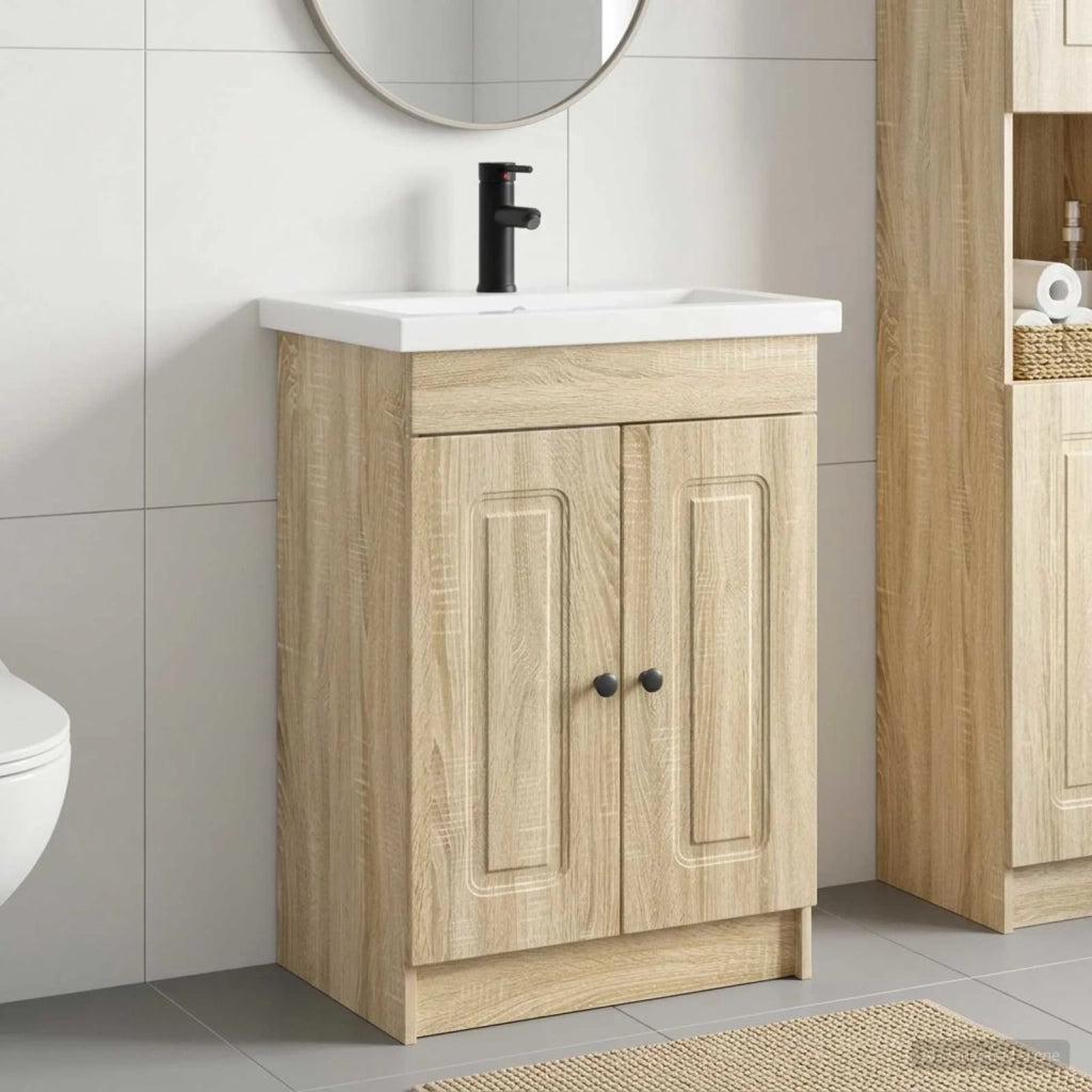 Set di mobili per il bagno Rovere Sonoma 56 x 37,5 x 81 cm 3404166