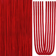 Pijpenragers 100 pezzi - Rosso scuro - 60 cm - Chenille - Materiale per nodi per bambini - Progetti creativi