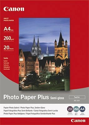 Canon carta fotografica Plus Semi-gloss SG-201 A4 - 20 fogli