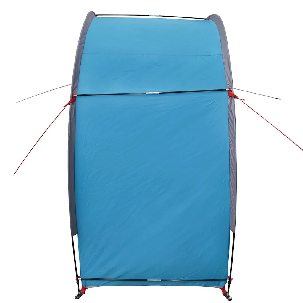 Tenda porta biciclette con tetto-Tenda deposito bici da esterno Blu 210 x 90 x 174 cm