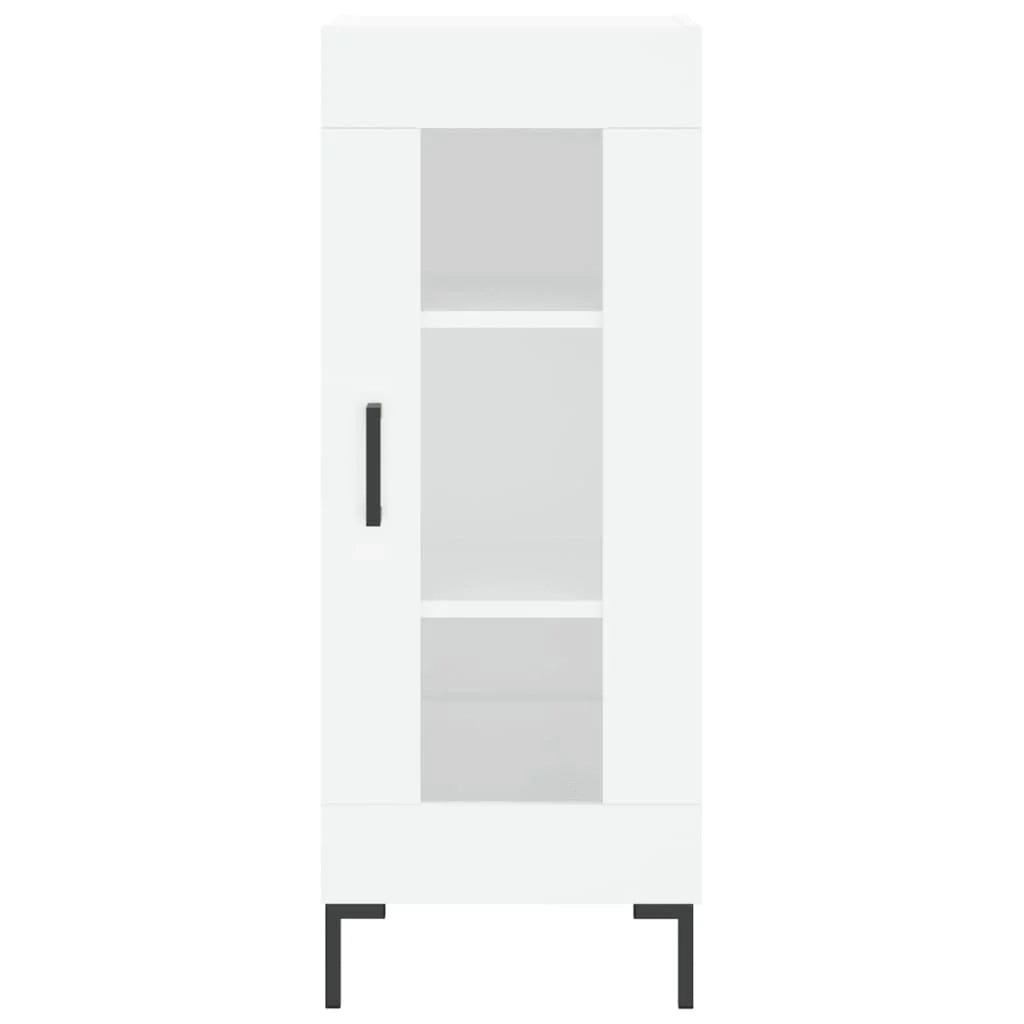 Buffet credenza cassettiera mobiletto mobile contenitore organizer per cucina soggiorno salotto 34,5 x 34 x 90 cm legno ingegnerizzato bianco 02_0030241