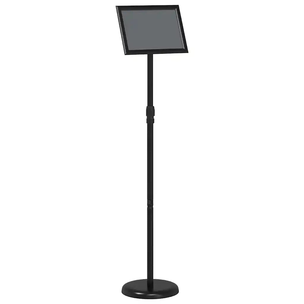 Espositori per Fiere Nero 25 x 25 x 125 cm Alluminio 42025197